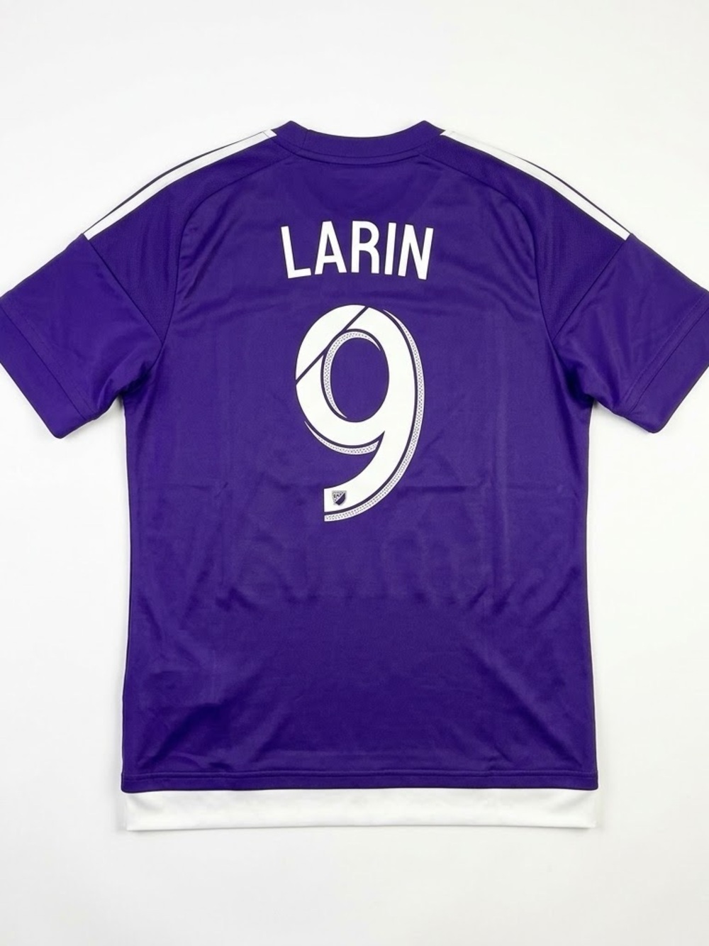 Adidas Orlando City SC Cyle Larin 9 Jersey Mens Large Purple Home MLS Soccer